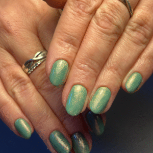 sage green nails